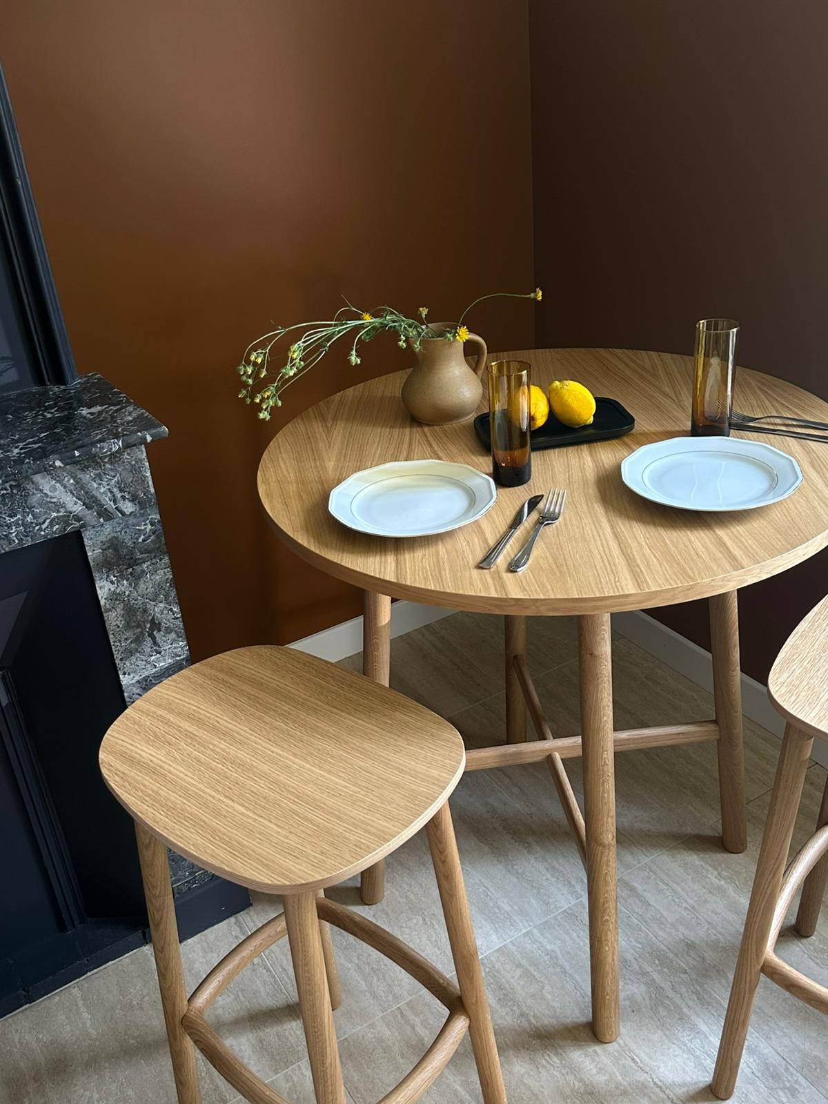 Table haute en bois PADDLE
