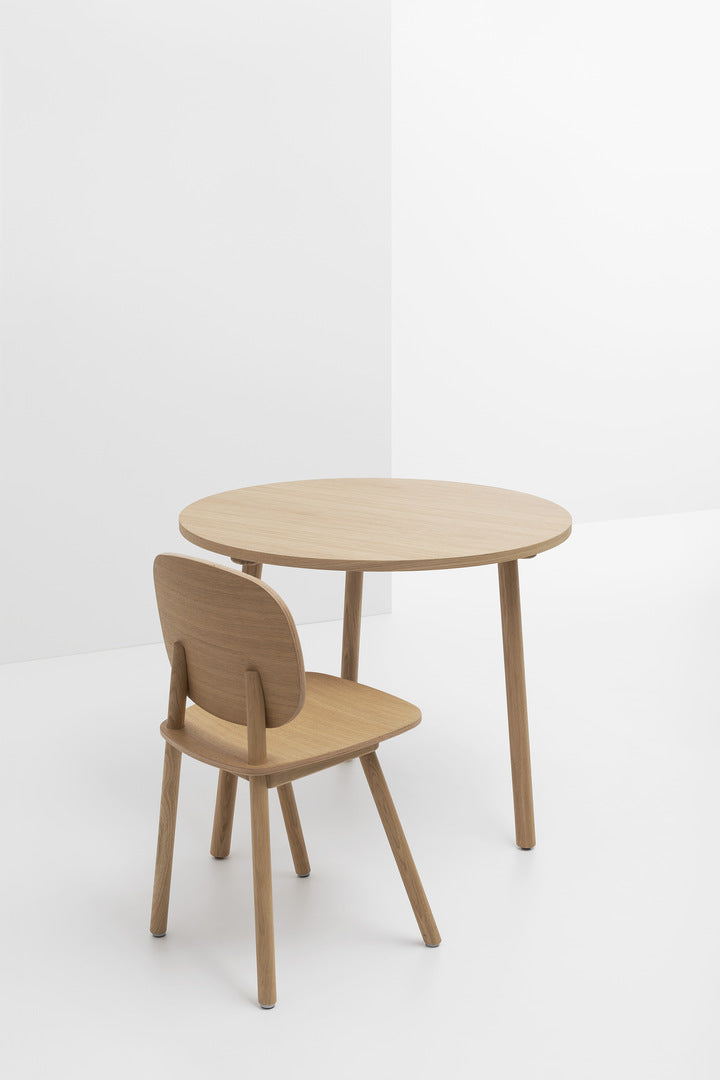 PADDLE round wooden dining table